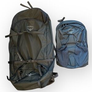 Osprey Farpoint 55 Two in One Travel Backpack Gray